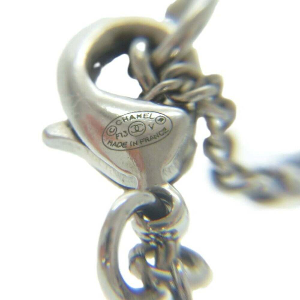CHANEL Authentic Silver Logo Necklace - Picture 9 of 9